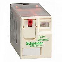 Реле 4 CO слаботочное 230В переменного тока | код. RXM4GB1P7 | Schneider Electric
